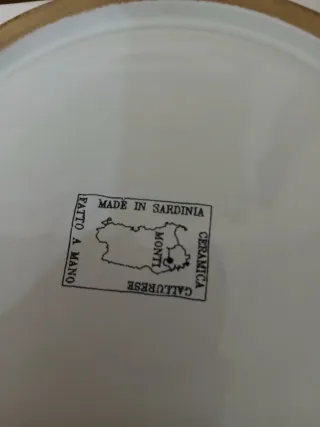 Svuotatasche ceramica con pesce