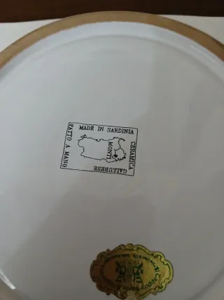 Svuotatasche ceramica con pesce