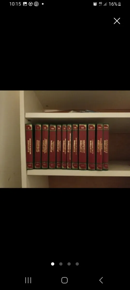 Colección de 12 libros de Julio Verne