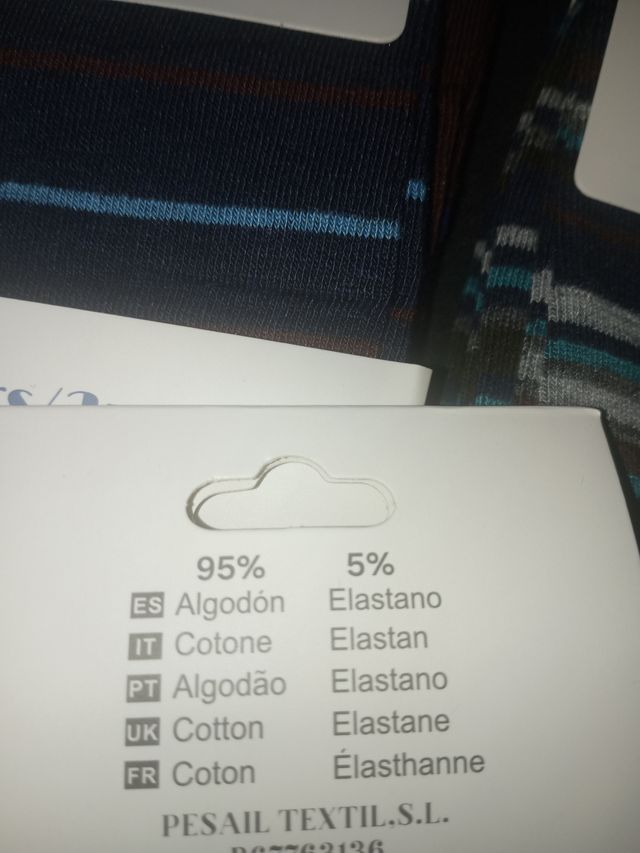Lote 12 Calcetines PESAIL Talla 40-46