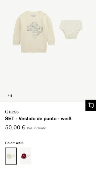 Conjunto Guess Invierno T18 Nuevo