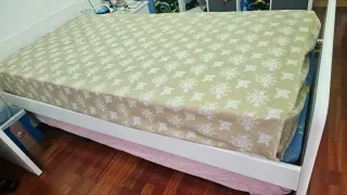 Cama nido blanca con colchón