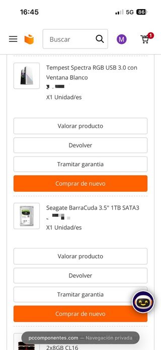 PC Gaming Blanco con RGB