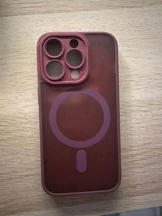 Funda iPhone 14 Pro MagSafe Morada