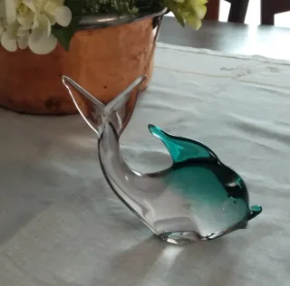 Pesce in vetro Murano V. Nason firmato