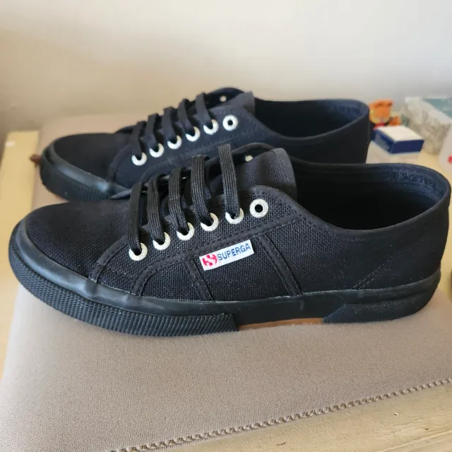 Zapatillas Superga Clásicas Unisex Negras