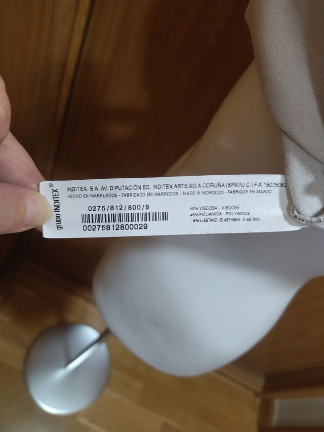 Top palabra de honor Lefties gris Talla S