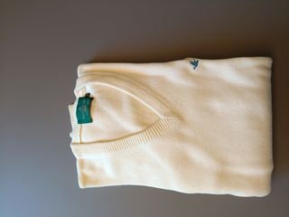 Maglione Brooksfield Cotone Panna Taglia 50