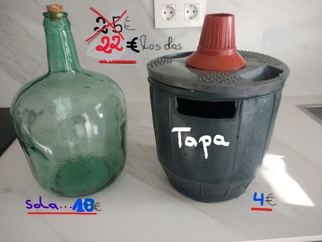 Jarrónes,Domajuana,etc.(desde 10€)