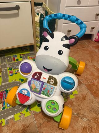 Andador primeros pasos cebra Fisher Price