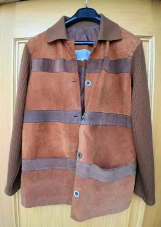 Chaqueta Vintage Nobuck Marrón