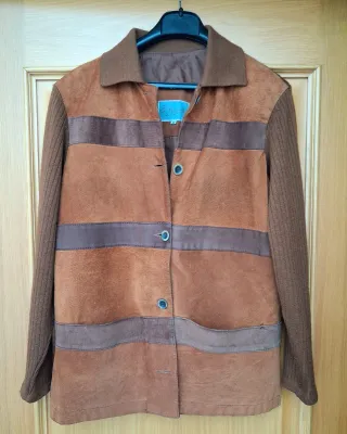 Chaqueta Vintage Nobuck Marrón