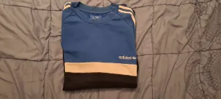 Felpa Adidas uomo blu e nera taglia L