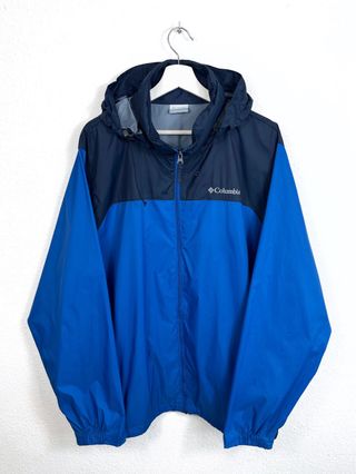 Chaqueta Impermeable Columbia Oversize Azul