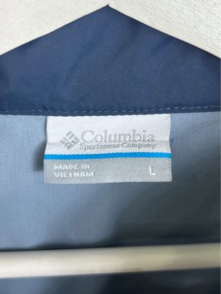 Chaqueta Impermeable Columbia Oversize Azul
