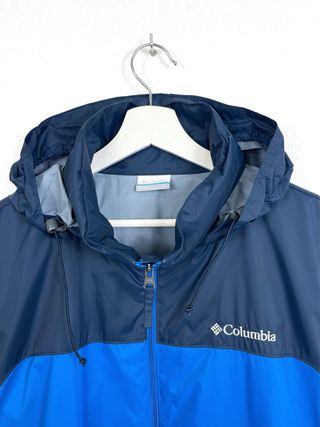 Chaqueta Impermeable Columbia Oversize Azul