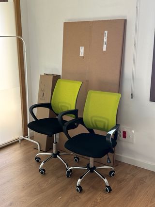 Silla de oficina ergonómica.