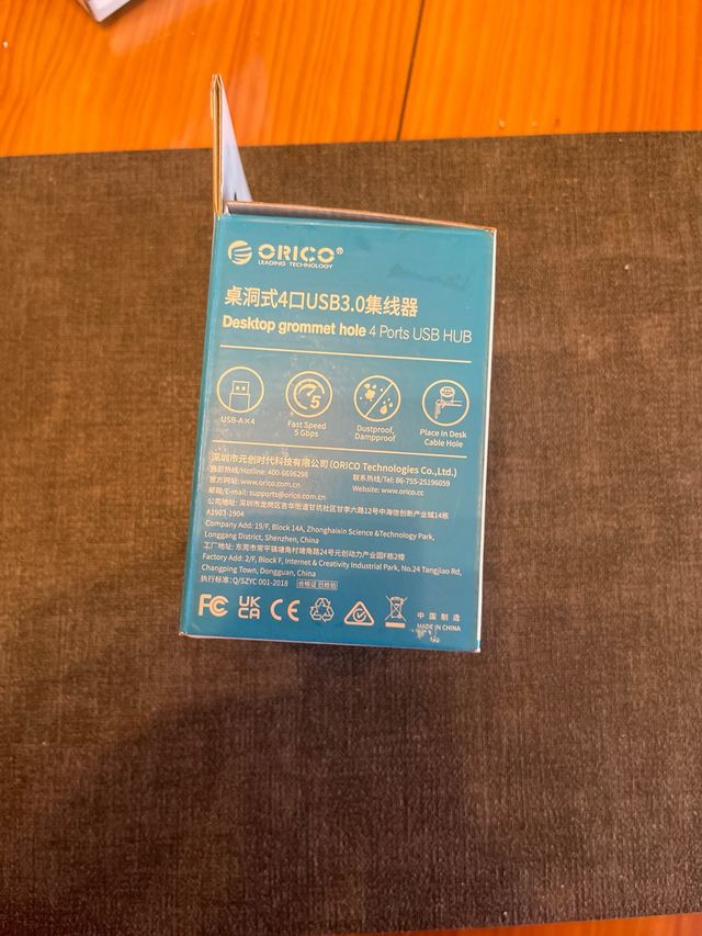 Hub USB ORICO 4 Puertos Negro