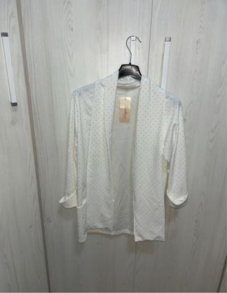 Camicia donna con pois argento