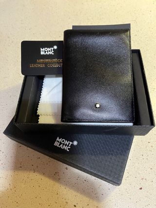 Cartera Montblanc Meisterstück Cuero Negra