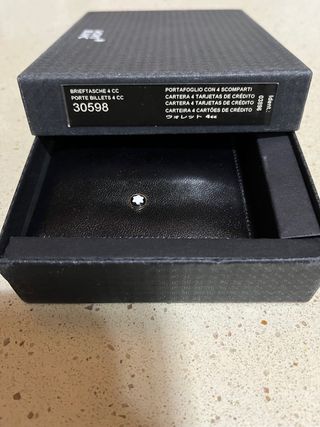 Cartera Montblanc Meisterstück Cuero Negra