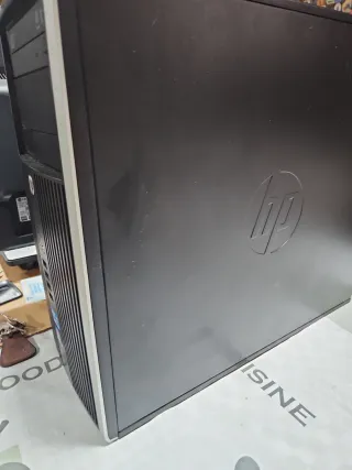 Ordenador HP Torre Negro/Plata