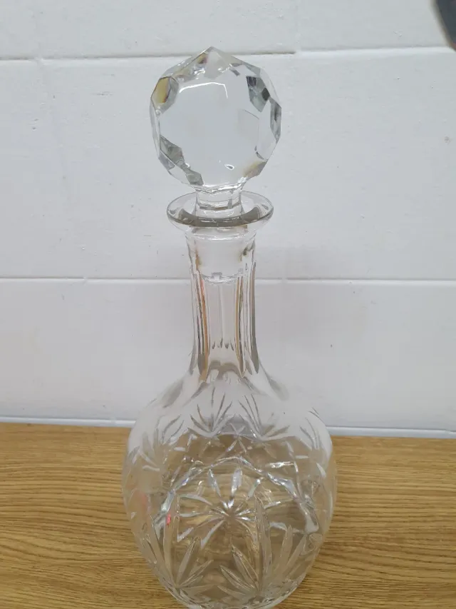 Licorera Vintage Cristal Tallado