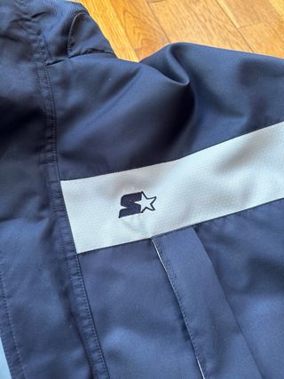Chaqueta Starter Vintage Azul y Blanca