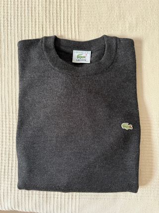 Jersey Lacoste Gris Talla L