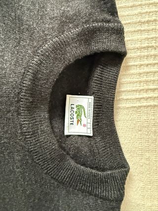 Jersey Lacoste Gris Talla L
