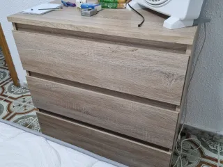 Mueble 3 cajones madera