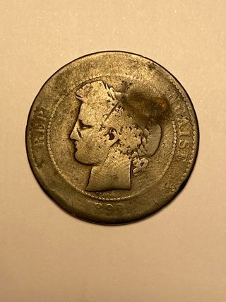 10 Céntimos Francia 1895 3ª República