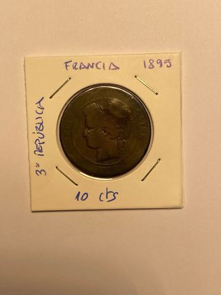 10 Céntimos Francia 1895 3ª República