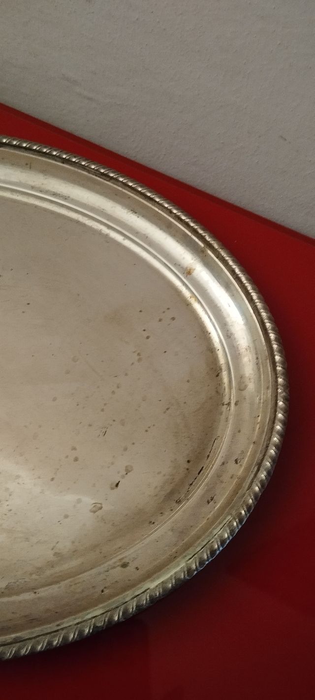 Vassoio Argento 800 Italia Ovale