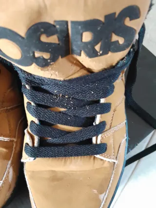 Scarpe Osiris uomo skate marroni nere