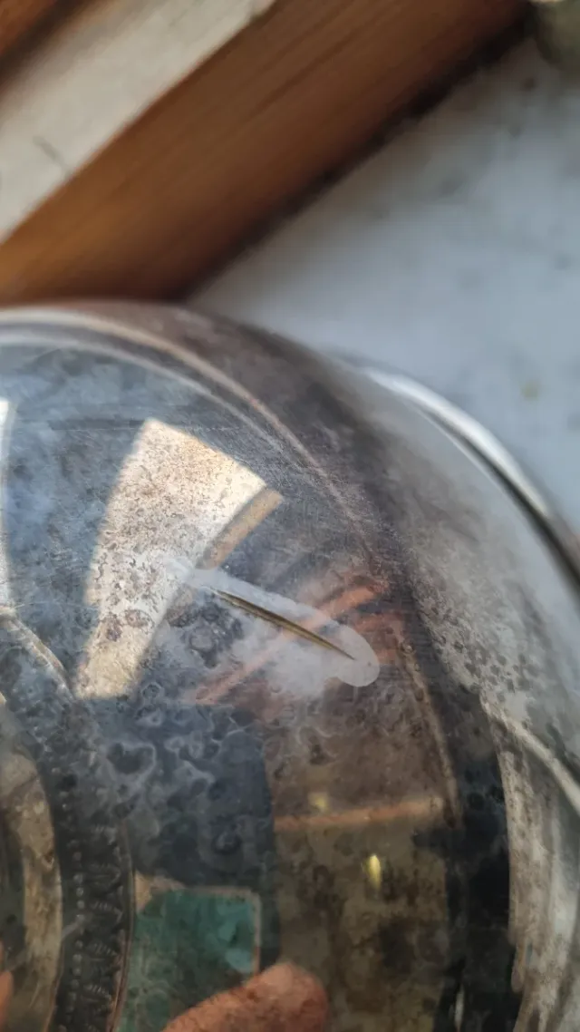 Coppa vintage argento Topazio