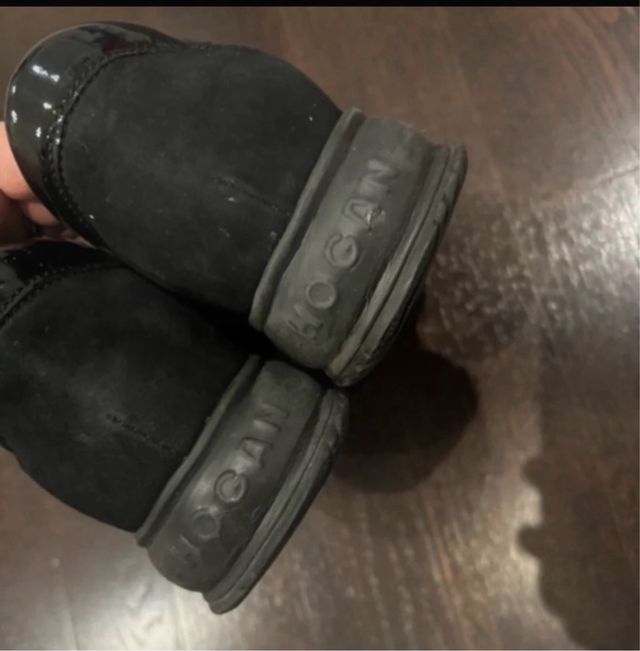 Scarpe Hogan Interactive con strass nere