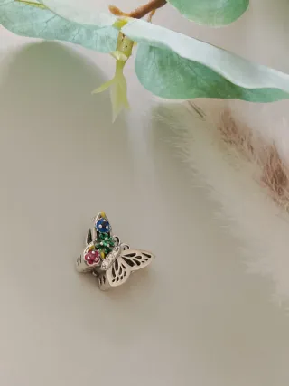 Charm Mariposa Flores Multicolor
