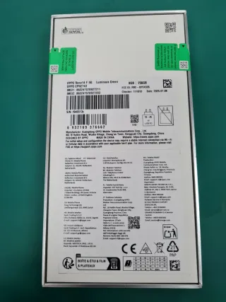 Oppo Reno14 F 5G Argento