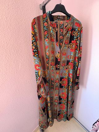 Vestido estampado multicolor