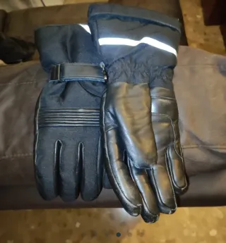 Guantes Moto Invierno Negros Talla L "NEGOCIABLES"