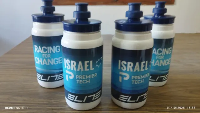 Pack 4 Bidones Ciclismo Elite Israel Premier Tech
