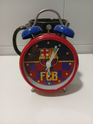 Lote FCB: Taza, Despertador, Monedero y Parch