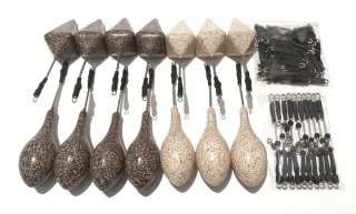 ♦️ 14 plomos pesca surfcasting, grapas, urfes