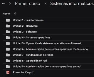 Temario de DAM/DAW 1o Curso Informática