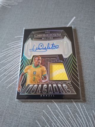 Carta de Futbol Éder Militão Obsidian Patch /99