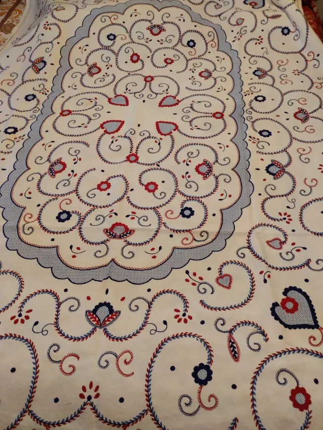 Mantel estampado 1,84x1,27