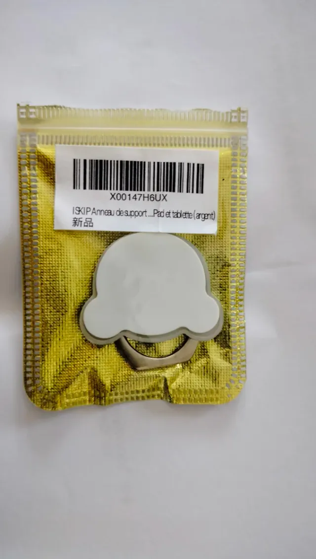 Soporte Anillo Plateado