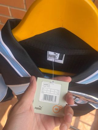 Camiseta Lazio Retro Puma Negra 