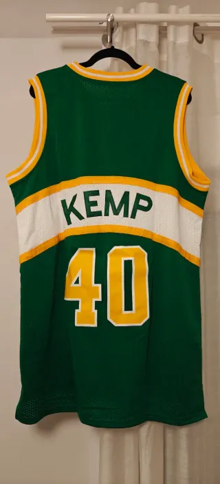 Camiseta NBA Seattle Sonics Shawn Kemp 40